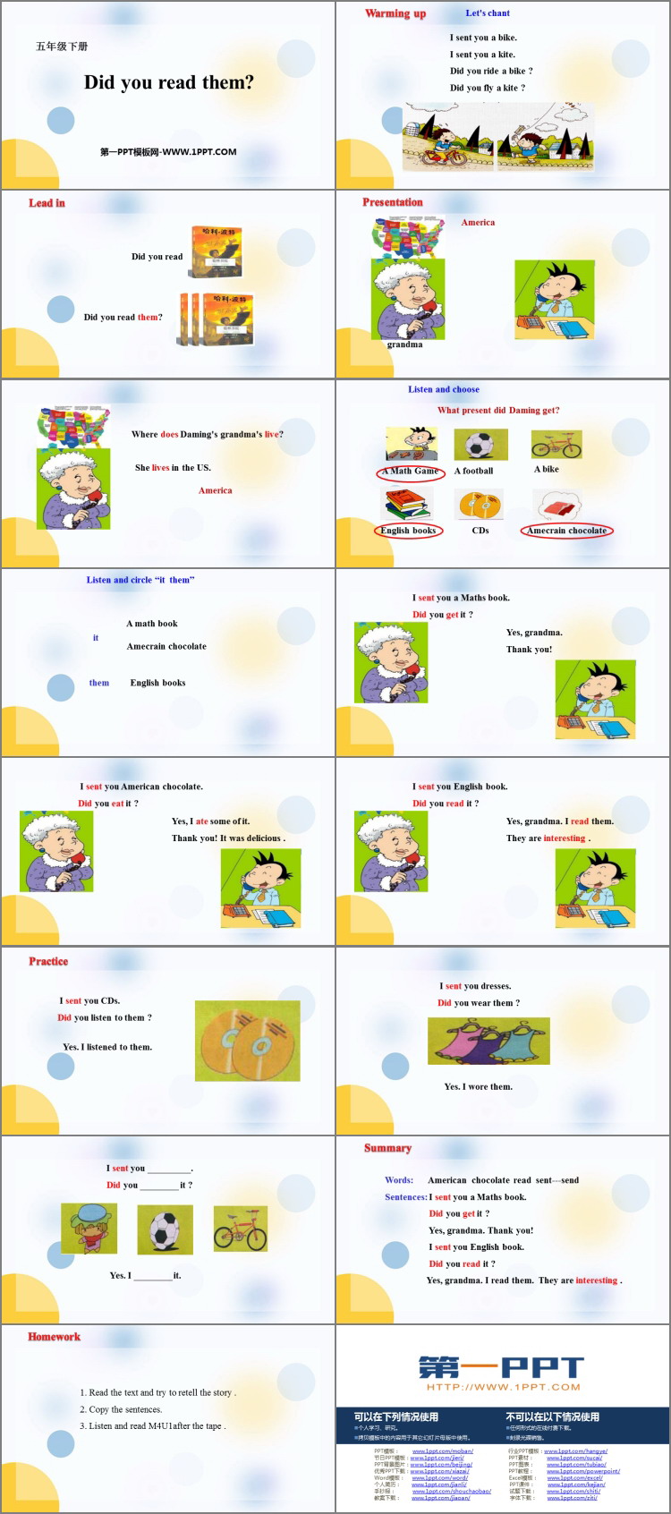 图片[2]-《Did you read them?》PPT免费下载-第一PPT