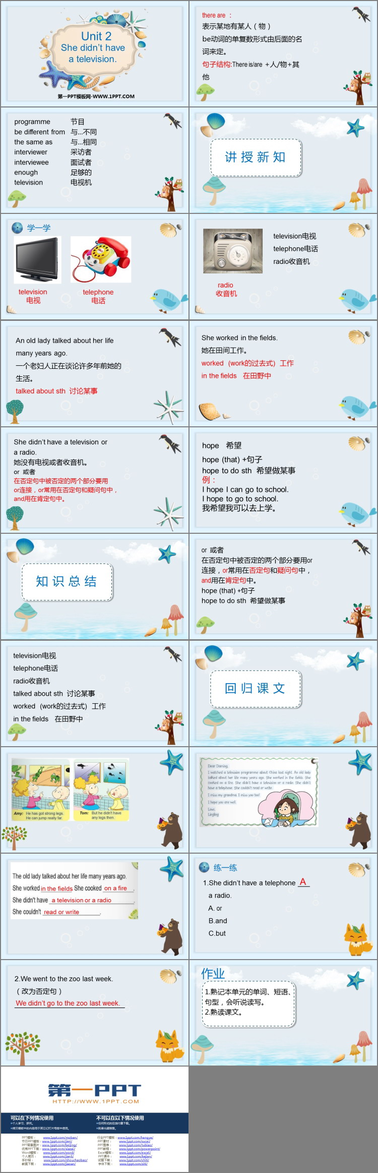 图片[2]-《She didn’t have a television》PPT优秀课件-第一PPT