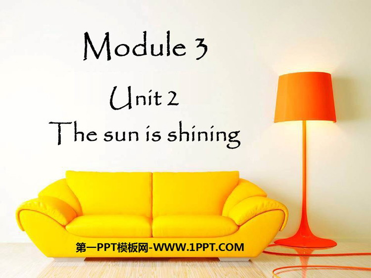 图片[1]-《The sun is shining》PPT免费课件-第一PPT