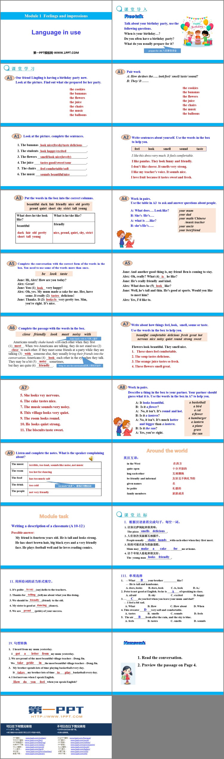 图片[2]-《Language in use》Feelings and impressions PPT课件下载-第一PPT