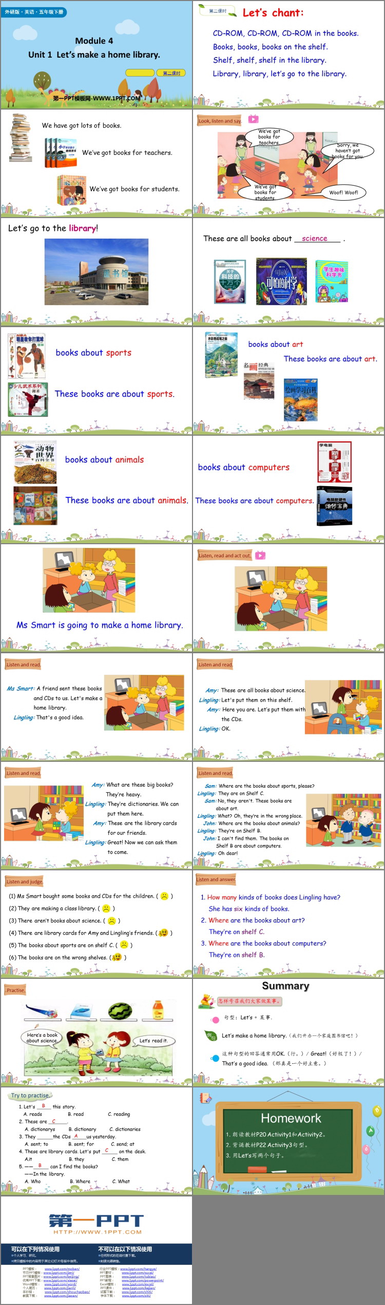 图片[2]-《Let’s make a home library》PPT课件(第2课时)-第一PPT