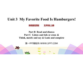 《My Favorite Food Is Hamburgers》PPT教学课件(第4课时)-第一PPT