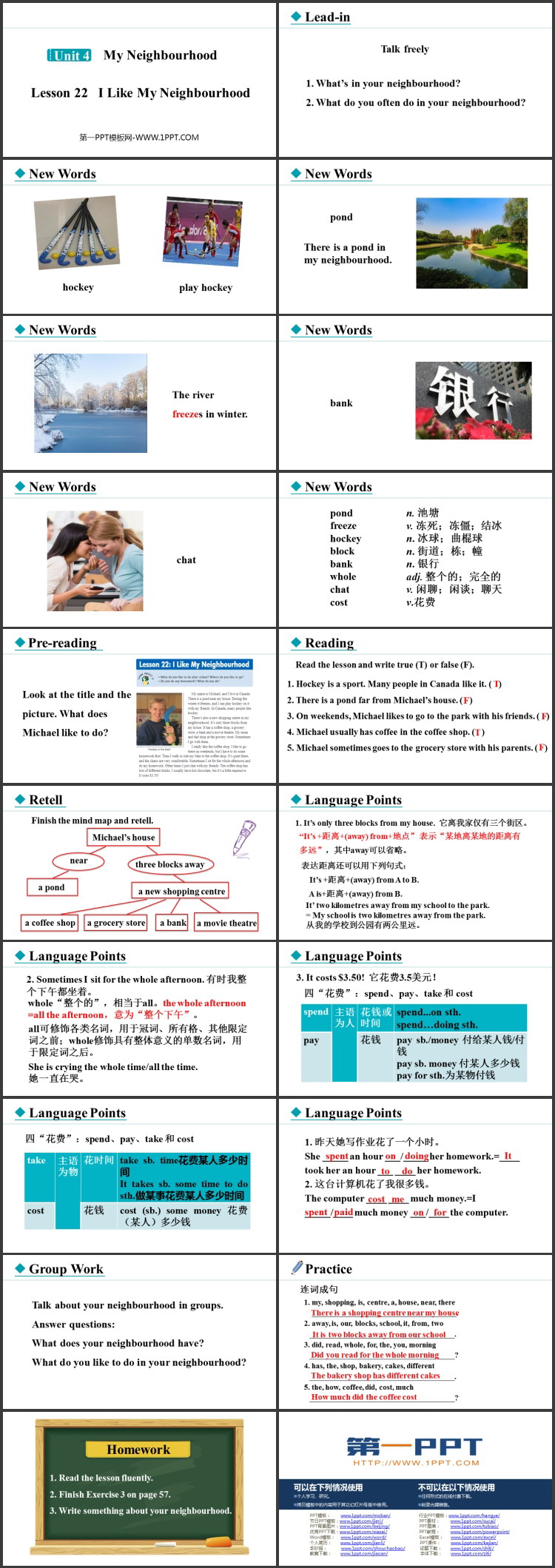 图片[2]-《I Like My Neighbourhood》My Neighbourhood PPT精品课件-第一PPT
