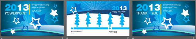 图片[2]-2013元旦PowerPoint模板下载-第一PPT