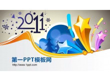 时尚的圣诞节幻灯片模板下载-第一PPT