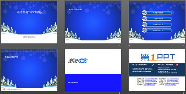 图片[2]-Merry Christmas PowerPoint Templates Download-第一PPT