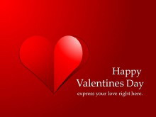Happy Valentine‘s Day情人节快乐PPT模板下载-第一PPT