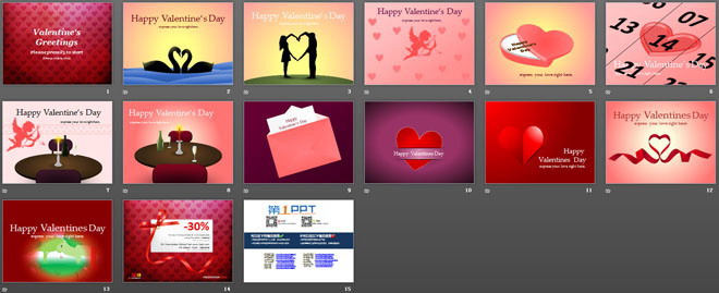 图片[2]-Happy Valentine‘s Day情人节快乐PPT模板下载-第一PPT