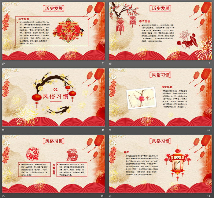 图片[3]-中国春节传统习俗介绍PPT下载-第一PPT