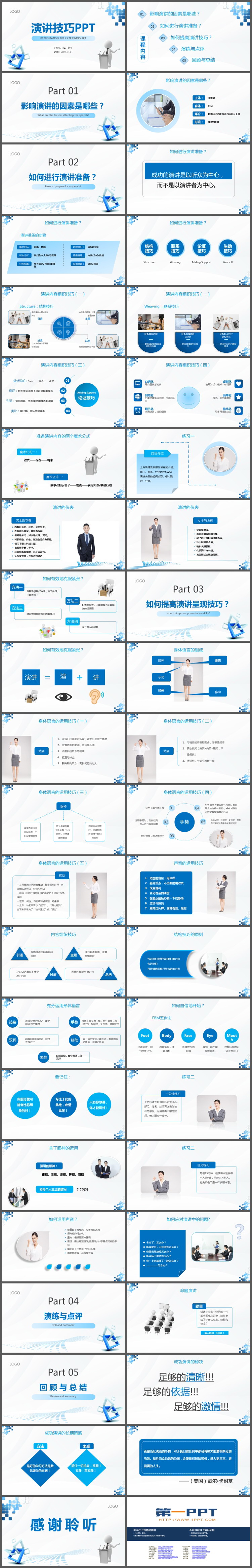 图片[2]-演讲技巧培训PPT下载-第一PPT