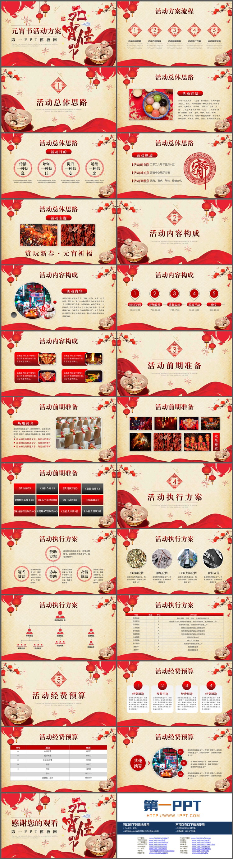 图片[2]-碗中汤圆背景的元宵节活动方案PPT模板-第一PPT