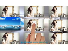 精美的触屏滑屏效果PPT动画-第一PPT