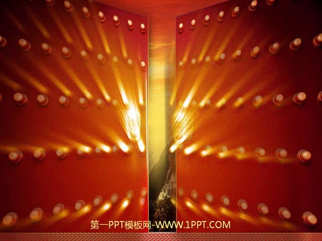 图片[1]-大气的开门开场PPT动画-第一PPT
