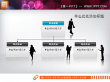 公司组织结构图PPT图表素材-第一PPT