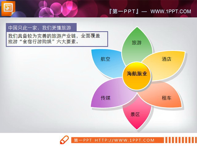 图片[1]-花瓣结构PPT素材下载-第一PPT