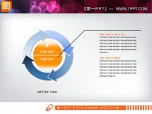 循环箭头PPT素材下载-第一PPT