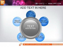 精美的并列关系PPT素材下载-第一PPT