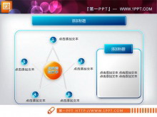 扩散关系幻灯片说明图模板-第一PPT