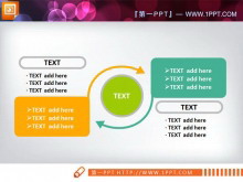 循环的PowerPoint图表模板下载-第一PPT