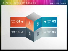 两张个性艺术设计幻灯片目录素材免费下载-第一PPT