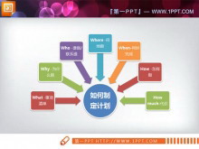 实用的smartart聚合关系幻灯片图表模板-第一PPT