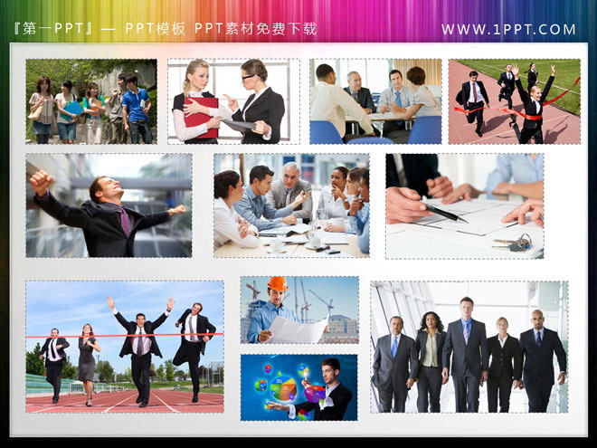 图片[1]-一组商务团队幻灯片素材下载-第一PPT