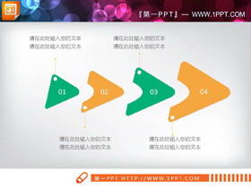 三角形变大PPT图表-第一PPT