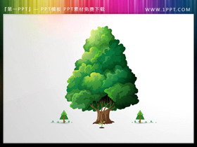 11张卡通树木PPT插图素材-第一PPT