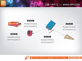 21套彩色卡通教育主题PPT图表下载-第一PPT