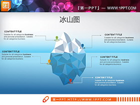 20张实用PPT冰山图-第一PPT