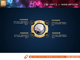 18套金色动态商务演示PPT图表大全-第一PPT