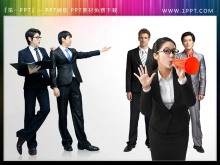 6张职场商务人物PPT插图素材-第一PPT