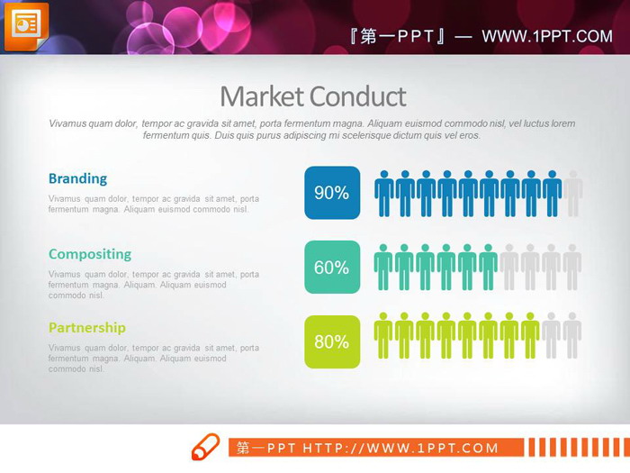 图片[2]-人物图标样式的PPT条形图-第一PPT