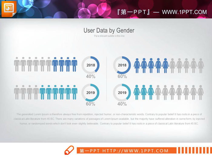 图片[2]-两张男女人数对比PPT图表-第一PPT