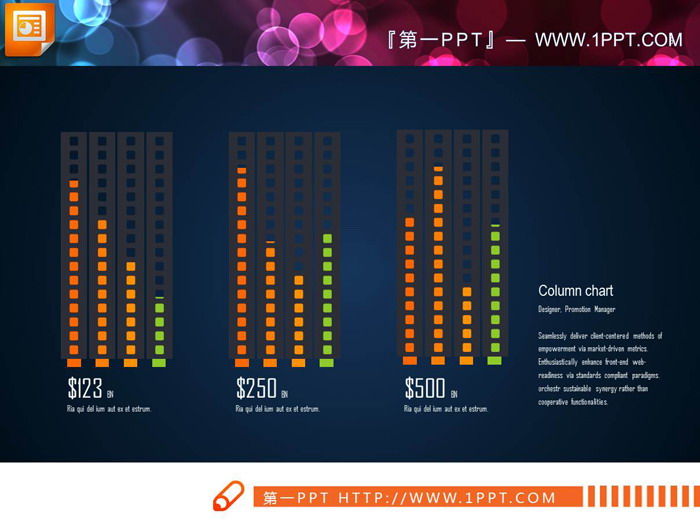 图片[6]-19张彩色实用PPT柱状图-第一PPT