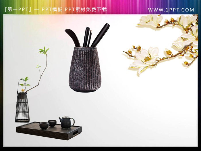 图片[1]-一组免扣花鸟梅花PPT插图素材-第一PPT