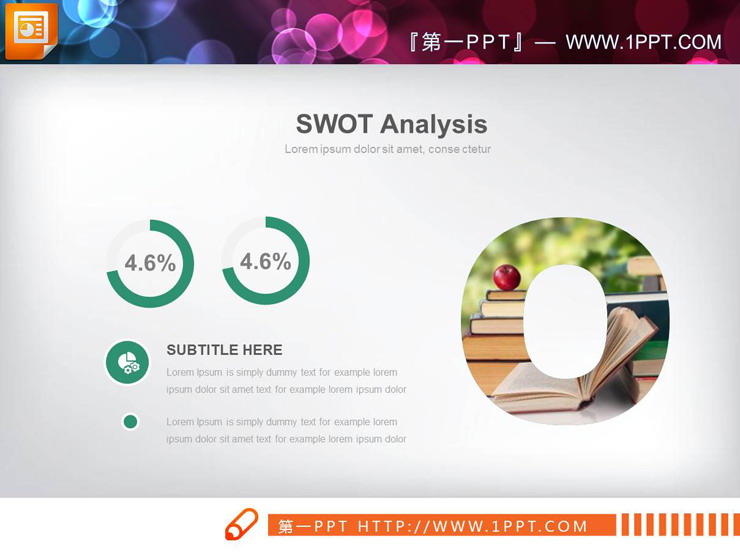 图片[3]-图片填充样式的SWOT分析PPT图表-第一PPT