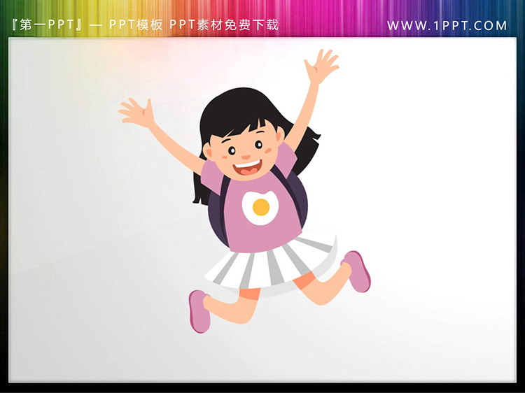图片[3]-三张卡通过生日的小女孩PPT素材下载-第一PPT