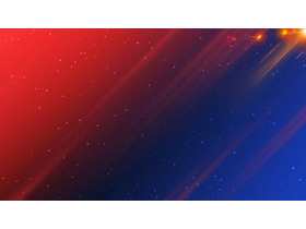 红蓝渐变星空PPT背景图片-第一PPT