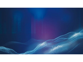 五张蓝色抽象科技感PPT背景图片-第一PPT