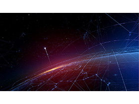 四张精美星空星球PPT背景图片-第一PPT