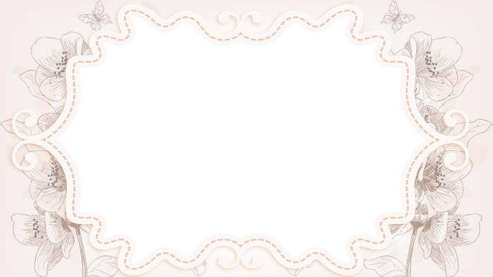 图片[3]-淡雅手绘艺术花卉PPT背景图片-第一PPT