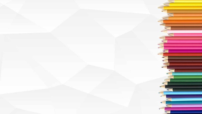 图片[2]-两张精美彩色铅笔PPT背景图片-第一PPT