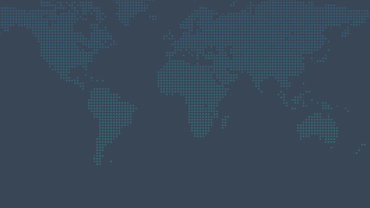 图片[1]-三张蓝灰世界地图点阵图PPT背景图片-第一PPT