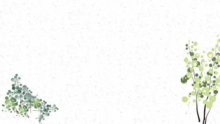 图片[4]-绿色可爱卡通女孩PPT背景图片-第一PPT