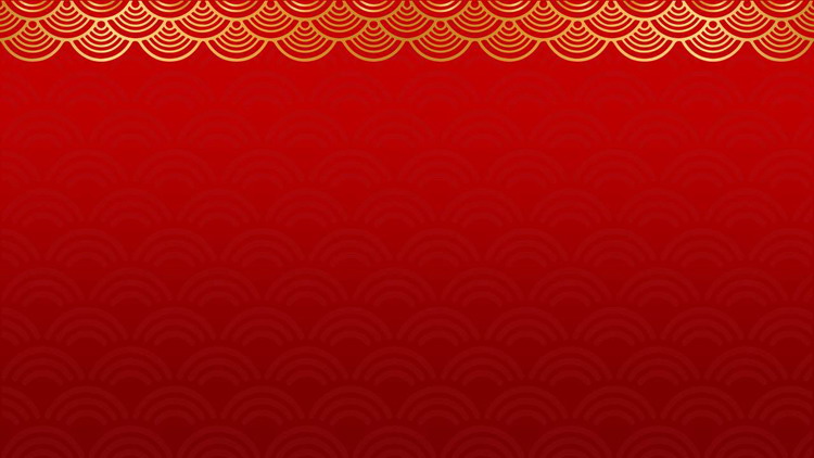 图片[3]-红底金色灯笼新年主题PPT背景图片-第一PPT