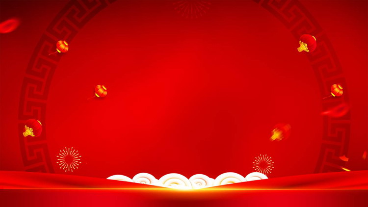 图片[2]-红色喜庆新年主题PPT背景图片免费下载-第一PPT