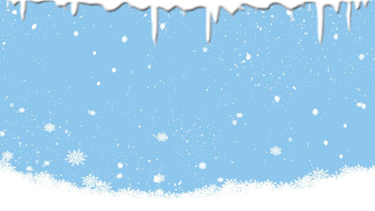 图片[4]-四张卡通冬天雪景PPT背景图片-第一PPT