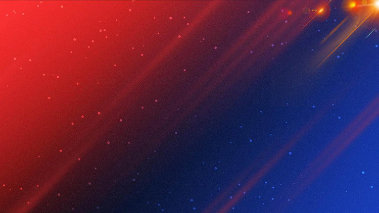 图片[1]-红蓝渐变星空PPT背景图片-第一PPT