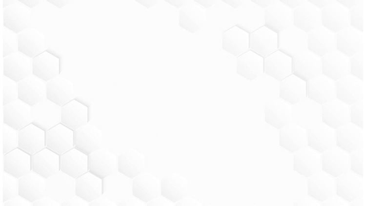 图片[3]-三张白色六边形组合蜂窝形状PPT背景图片-第一PPT